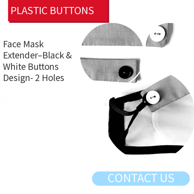 botones del negro del suplemento de la máscara