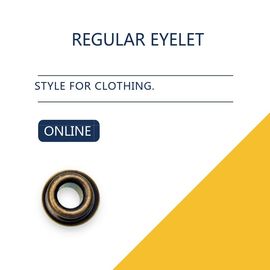 Custom Washer Flat Brass Eyelets Ring Type & Grommets Designs For Clothing